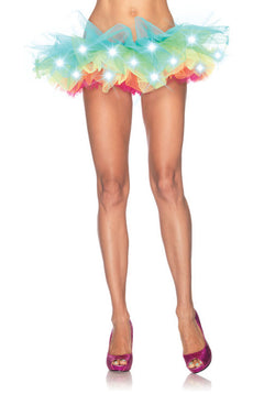 LED Neon Rainbow Tutu