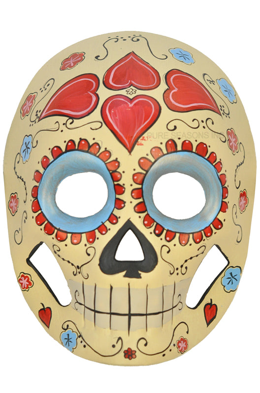 Calavera Masquerade Mask (Ivory)