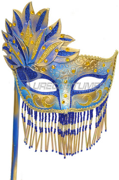 Bellisima Festa Mask (Blue/Gold)