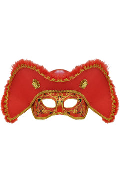 Male Pirate Mask (Red)