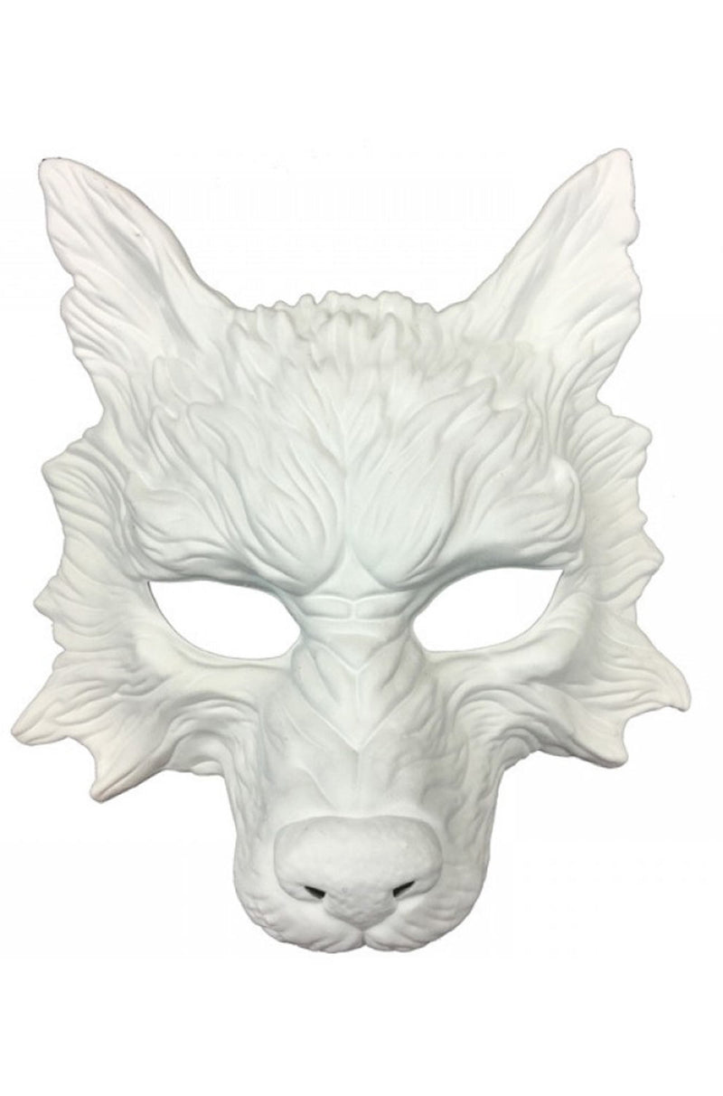 Snow Wolf Half Mask