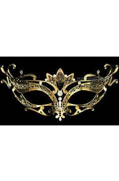 Golden Princess Venetian Mask (Gold)