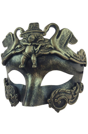 Cherubino in Metallo Mask (Gold)