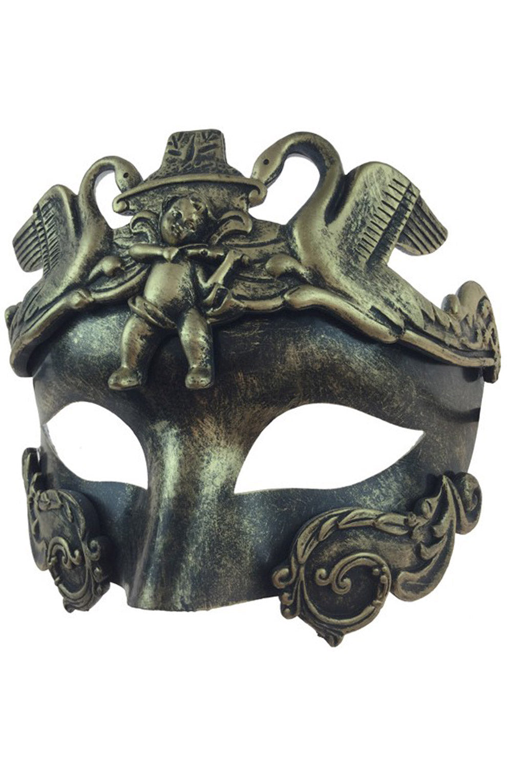 Cherubino in Metallo Mask (Gold)