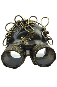 Steampunk Goggles Helmet (Gold)