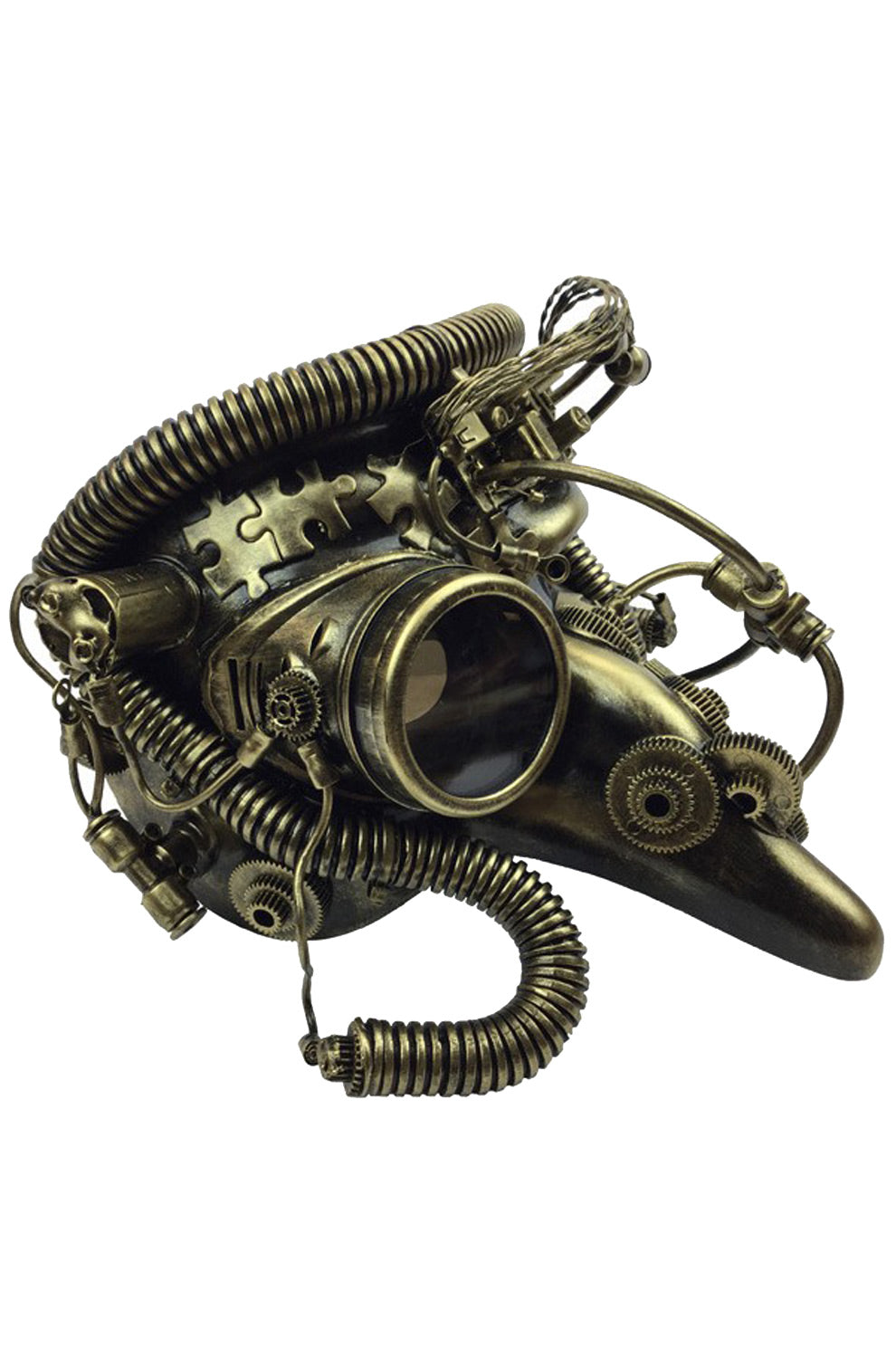 Steampunk Pantalone Mask (Gold)