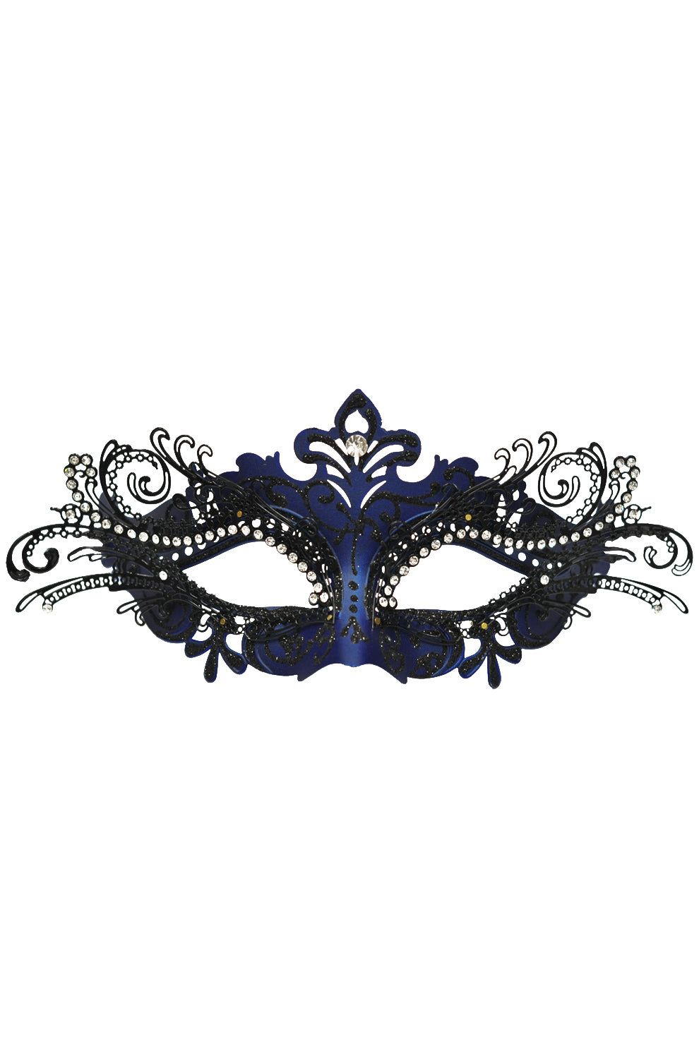 Venetian Filigree Zanni Mask (Black) – Pure Costumes