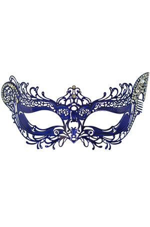 Winged Angel Venetian Mask (Blue)