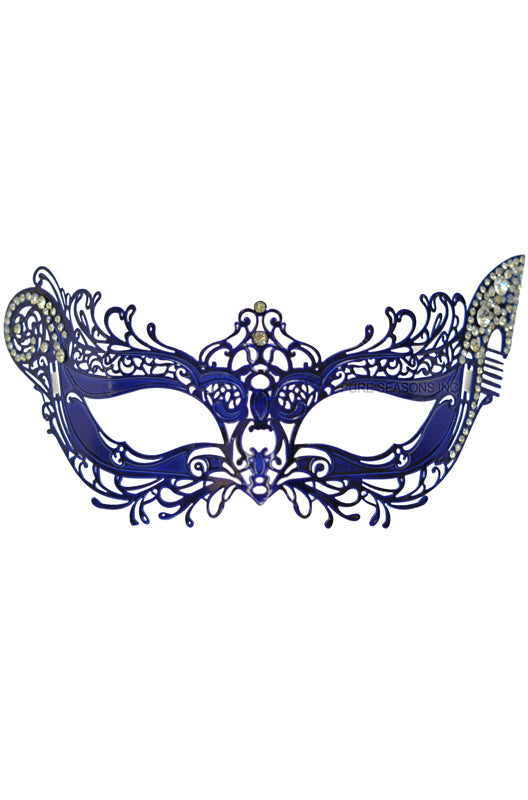 Winged Angel Venetian Mask (Blue)