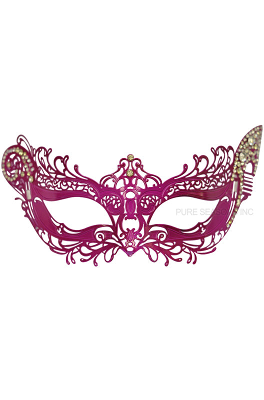 Winged Angel Venetian Mask (Hot Pink)