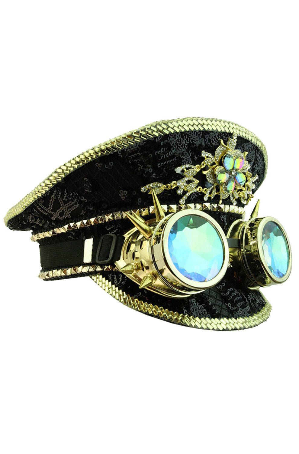 Bedazzling Steampunk Breton Hat