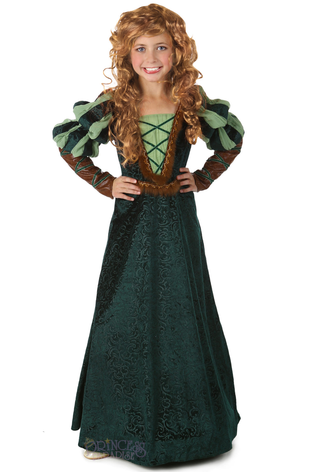 Green Forest Princess Child Costume