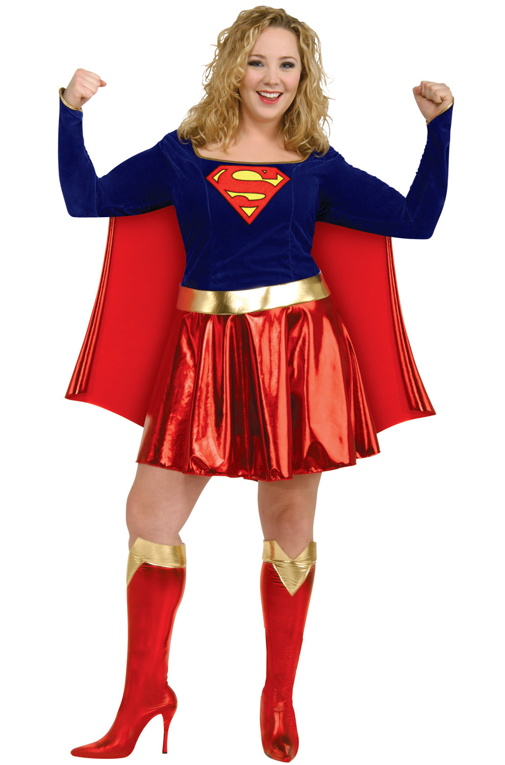 Deluxe Supergirl Plus Size Costume