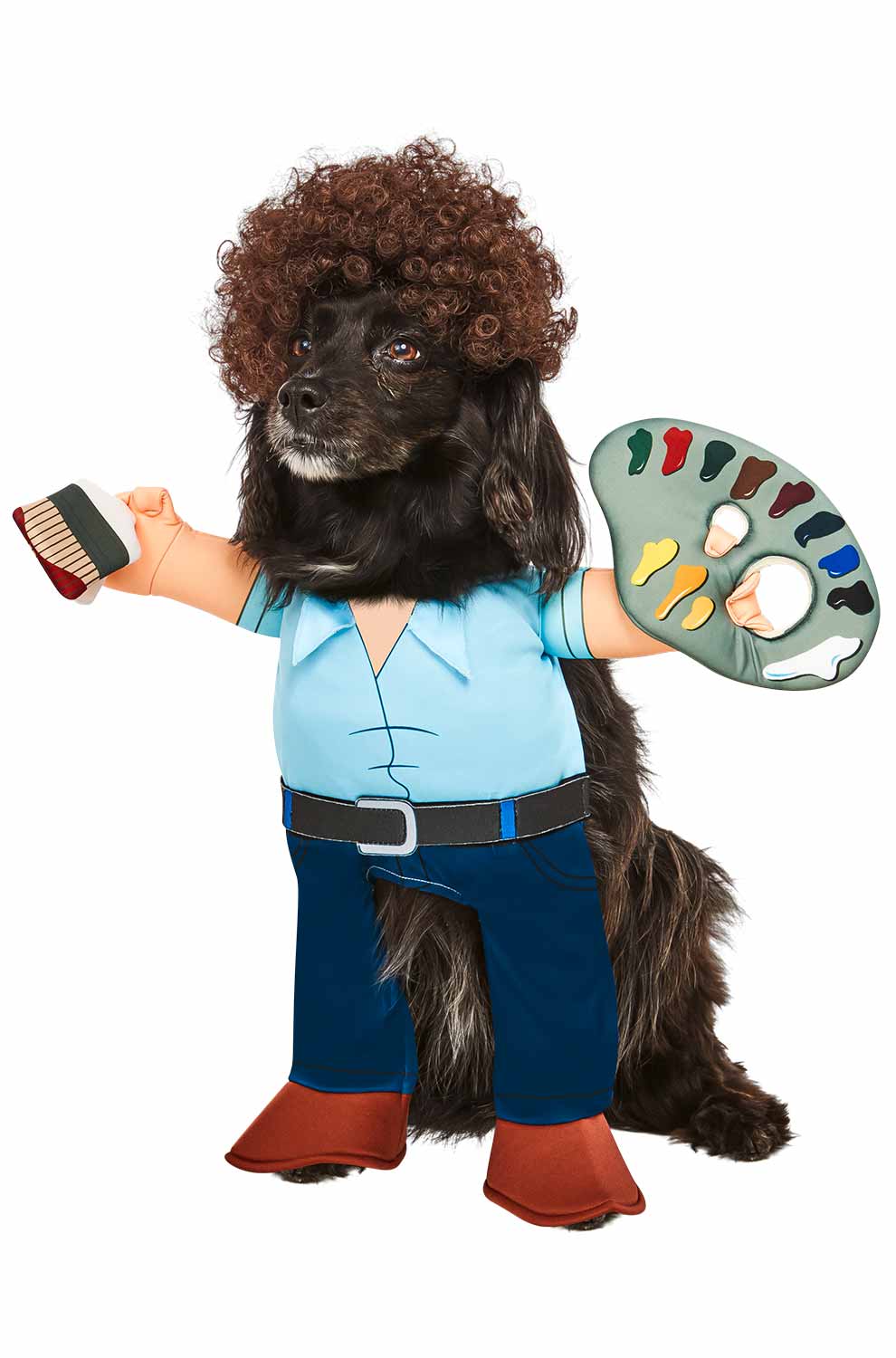 Bob Ross Pet Costume