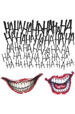 Suicide Squad Joker Tattoo Kit