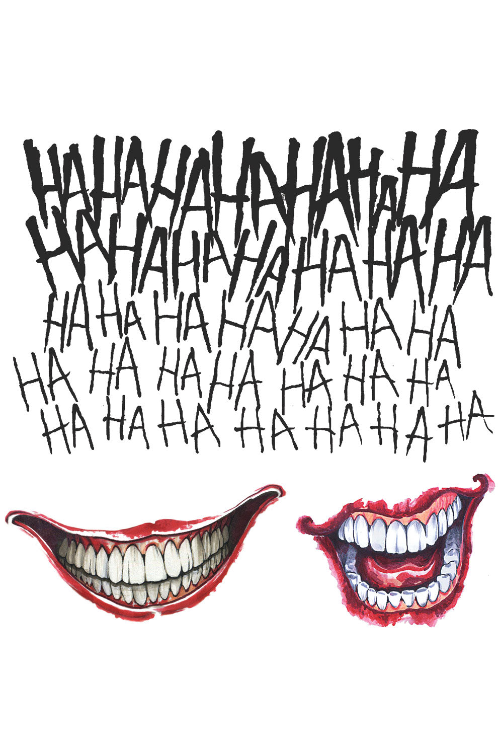 Suicide Squad Joker Tattoo Kit