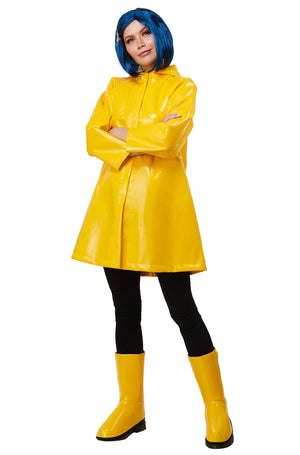 Coraline Rain Coat Adult Costume