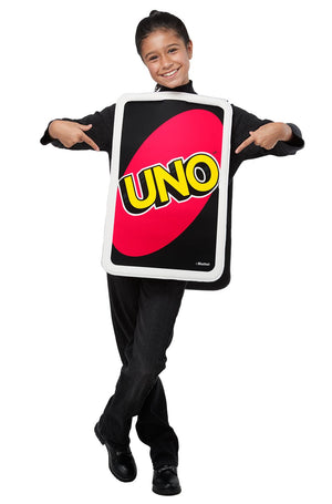 Uno Draw Four Card Child Costume