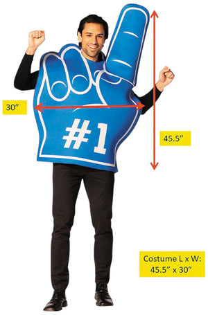 Number 1 Foam Finger Adult Costume