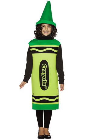 Crayola Green Child Costume (7-10)