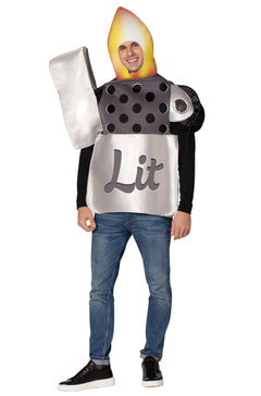 Lit Lighter Costume Adult Costume