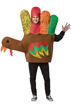 Hand Turkey Adult Costume