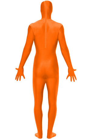 Second Skin Suit Adult Costume (Orange)