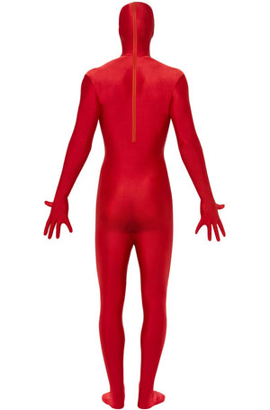 Second Skin Suit Adult Costume (Red)