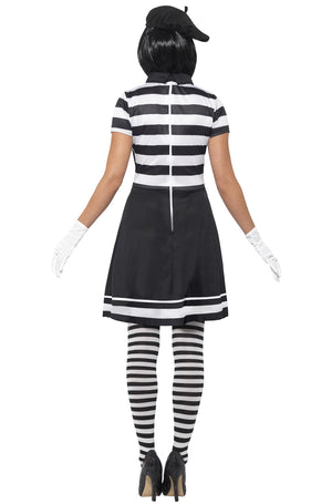 Lady Mime Artist Adult Costume