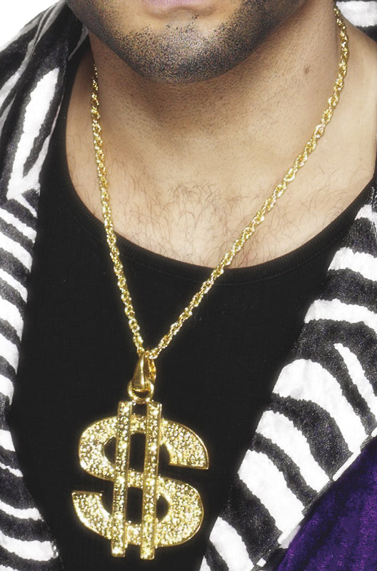 Dollar Sign Medallion (Gold)