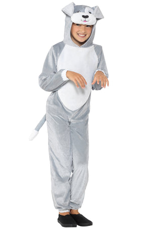 Grey Dog Child Costume