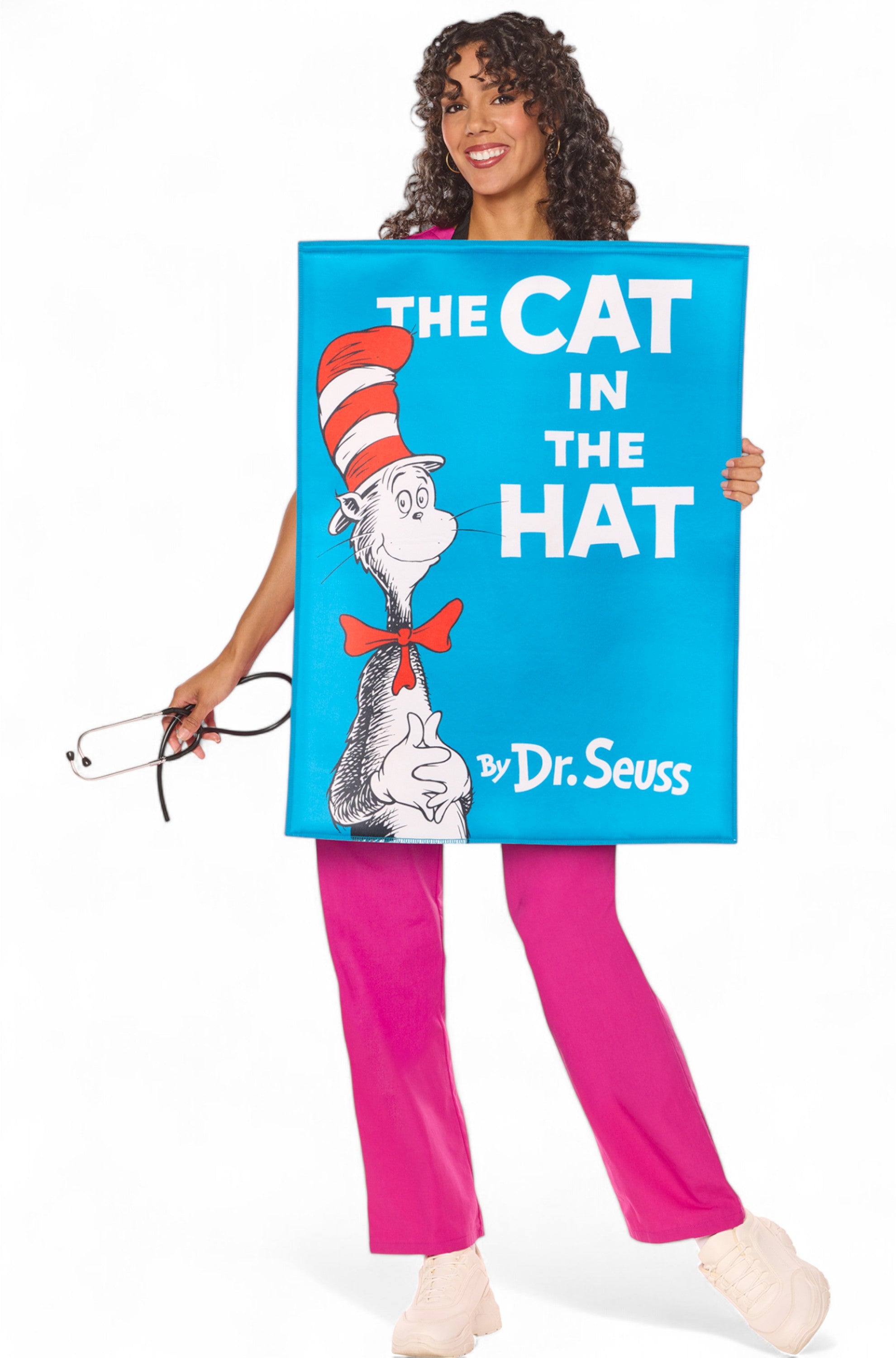 The Cat in the Hat Book Cover Adult Costume