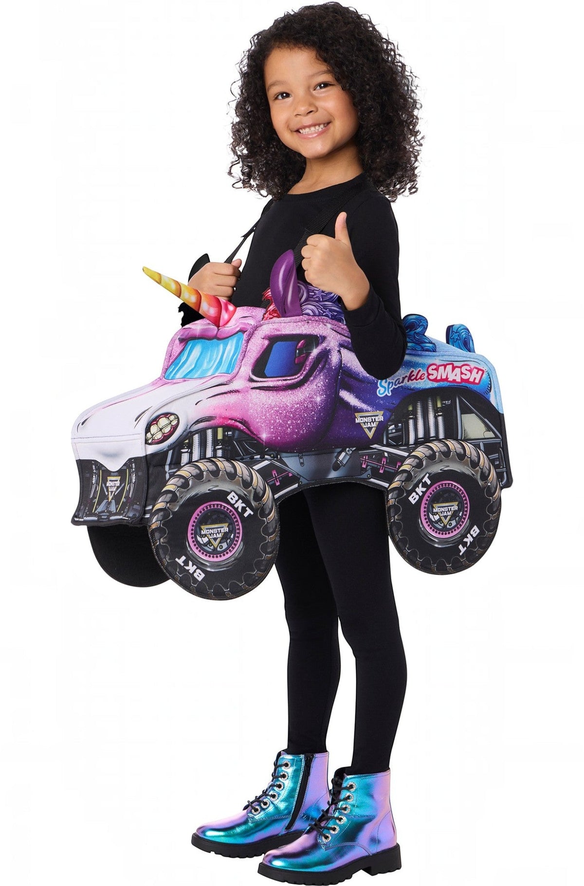 Monster Jam Sparkle Smash Ride-Along Toddler Costume