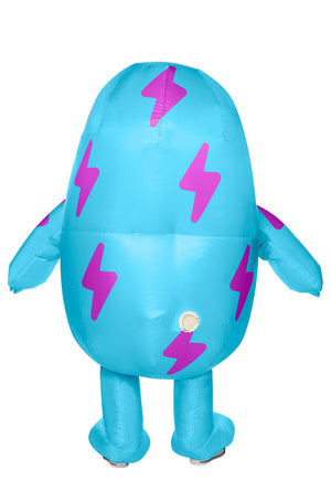 Fall Guys Lightning Coral Blue Inflatable Child Costume