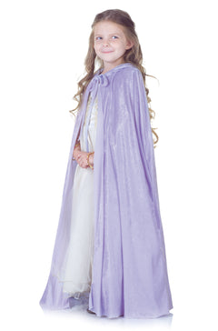 Lavender Panne Costume Cape