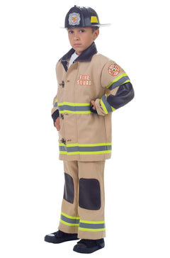 Fire Squad Firefighter Child Costume (Tan)