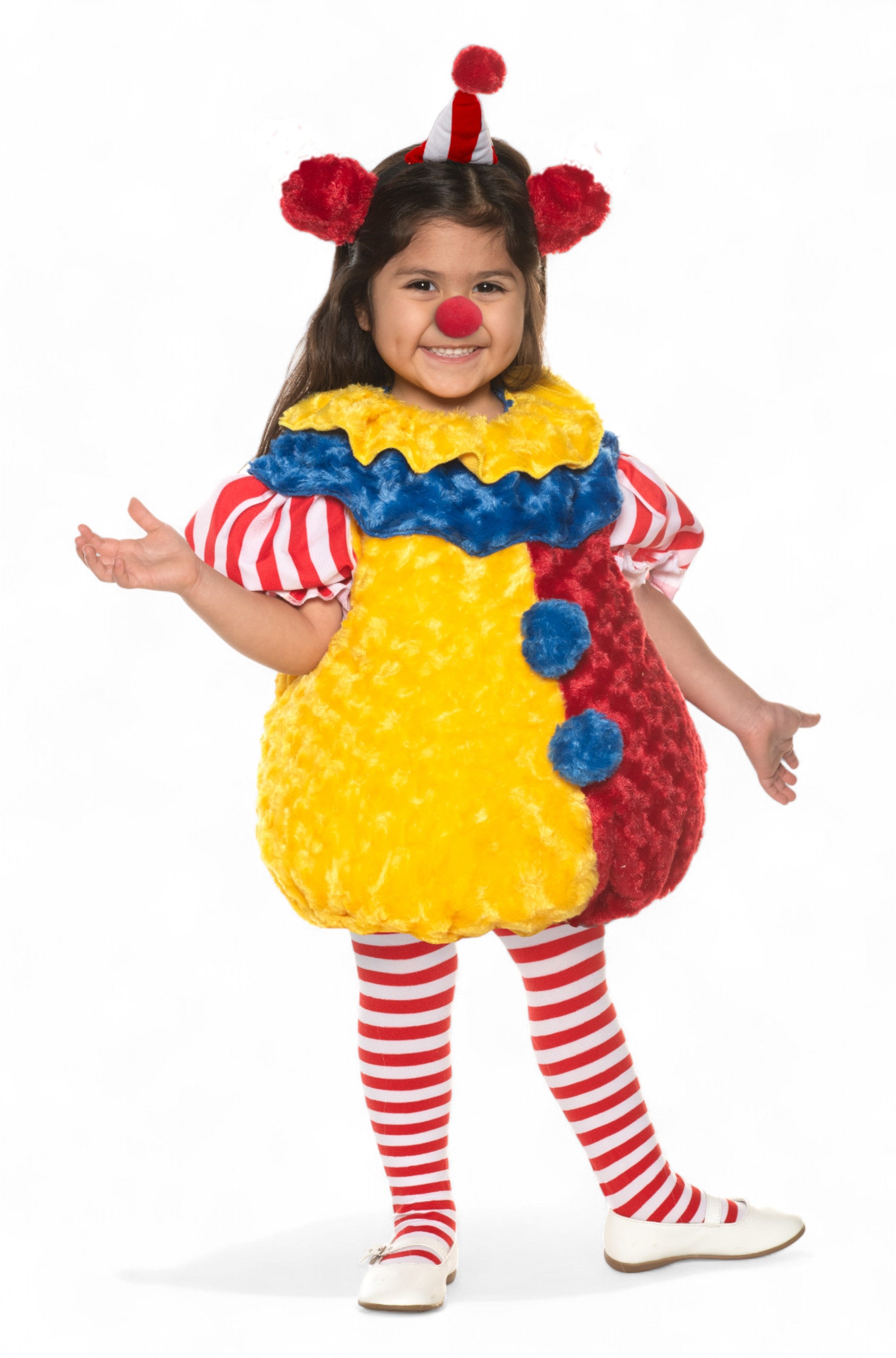 Colorful Clown Toddler Costume