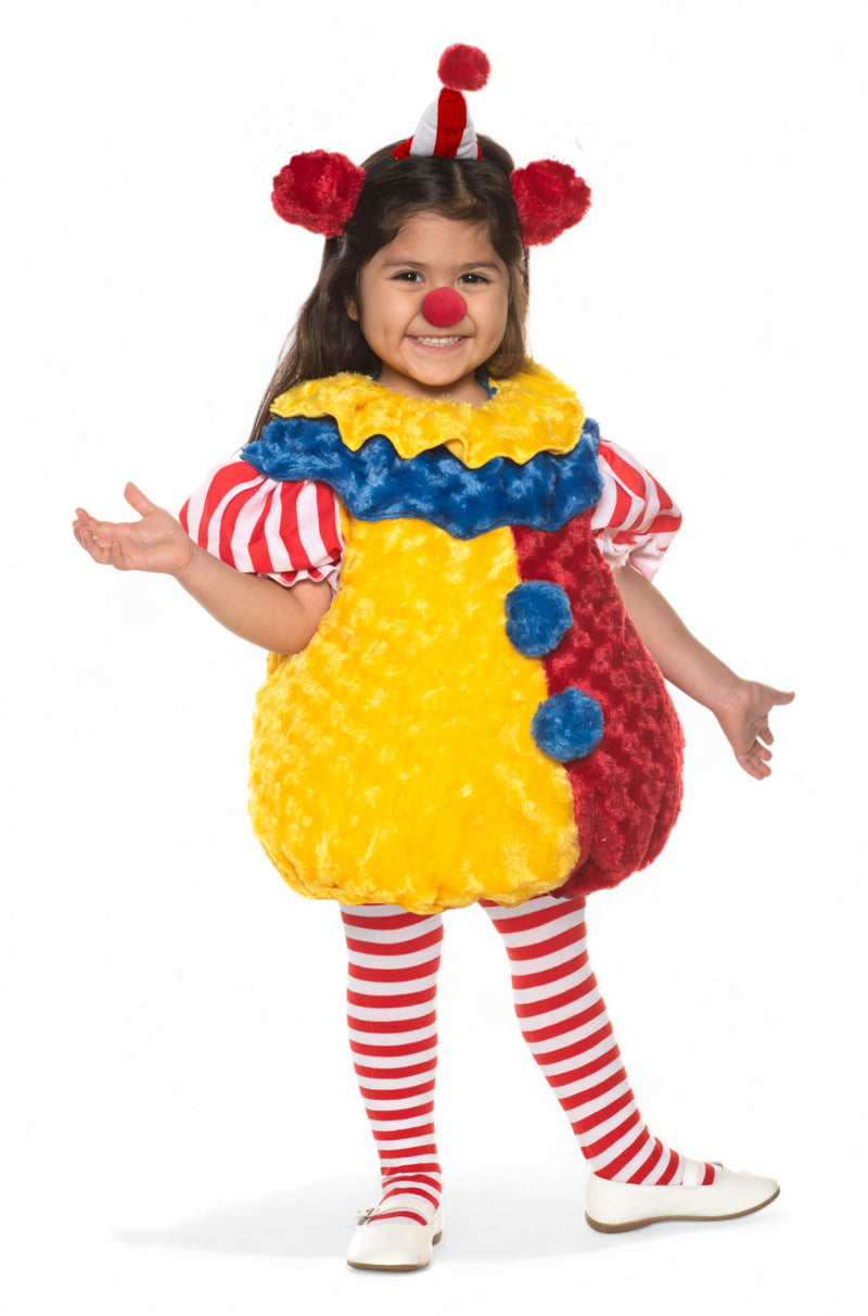 Colorful Clown Toddler Costume