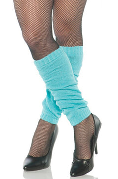 Leg Warmers Neon Blue