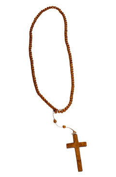 Wooden Cross Necklace