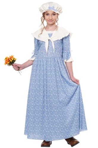 Colonial Village Girl Child Costume