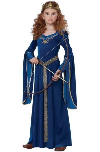 Sapphire Medieval Princess Child Costume