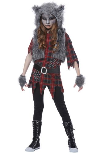 Werewolf Girl Child Costume