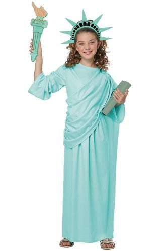 Statue of Lady Liberty Child Costume