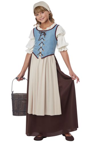 Renaissance Peasant Girl Child Costume