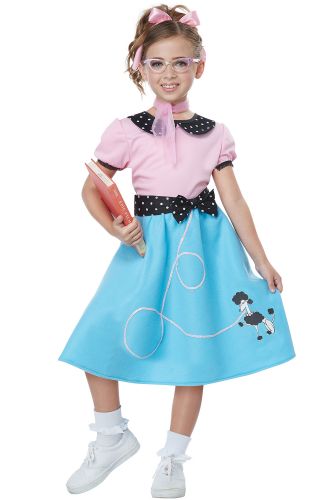 50's Sock Hop Dress Child Costume