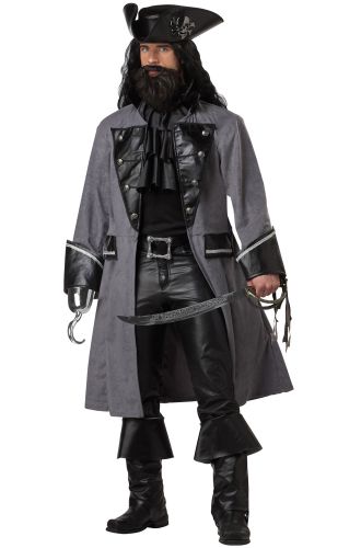 Blackbeard, The Pirate Adult Costume