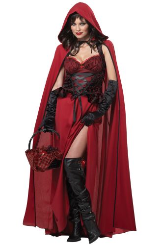 Dark Red Riding Hood Adult Costume