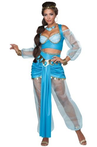 Blue Arabian Princess Adult Costume