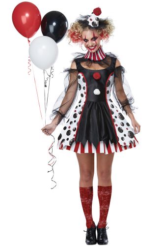 Twisted Clown Adult Costume